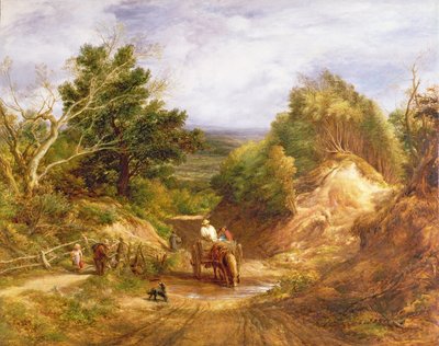 Crossing the Brook by John Linnell